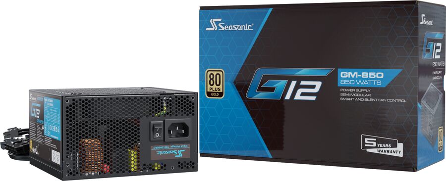 Seasonic G12 GM-850 850W 80 Plus Gold Semi Modular