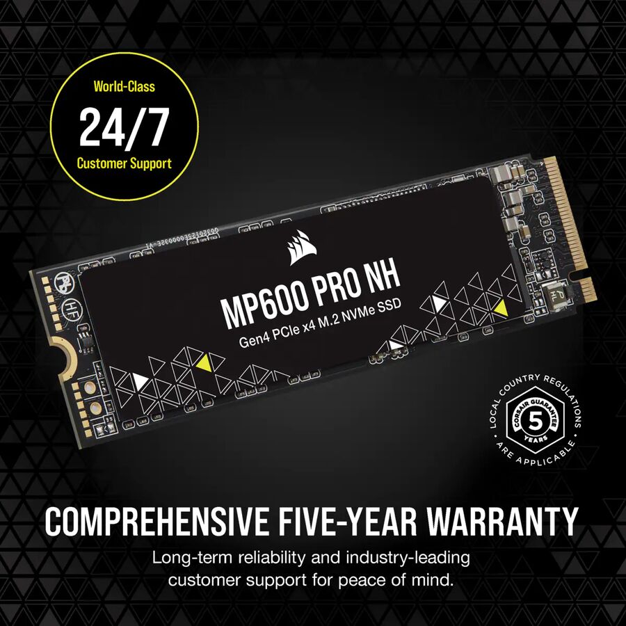Corsair Force Series MP600 1TB M.2 NVMe PCIe Gen4 2 SSD (Up to 4,950MB/s  Sequential Read and 4,000MB/s Sequential Write Speeds, High-Density 3D TLC