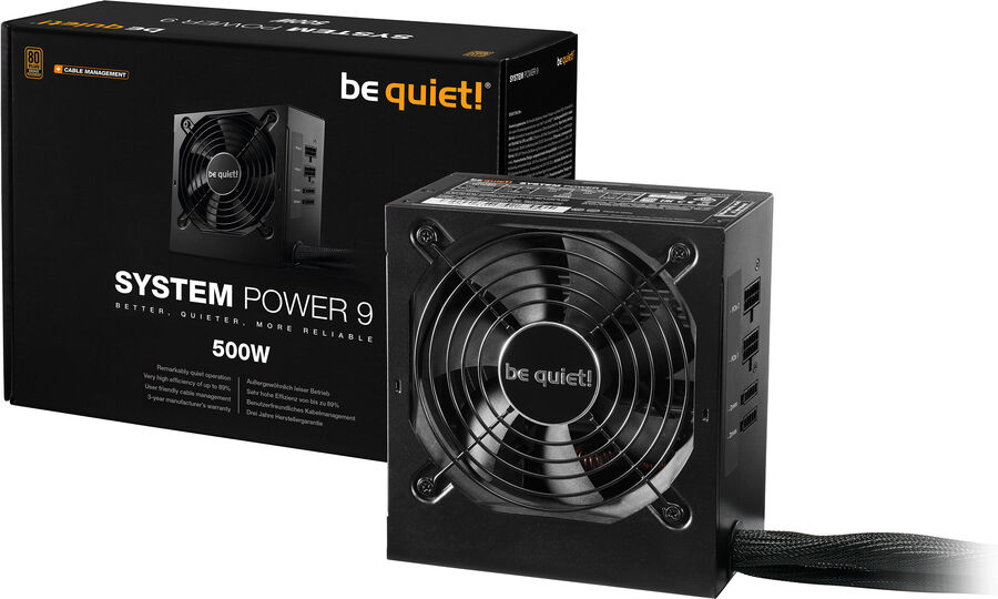 GM500 500W 80 Plus Bronze Modular Power Supply - GameMax UK