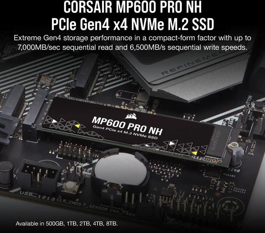 Dysk SSD Corsair MP600 PRO LPX 2TB M.2 (CSSDF2000GBMP600PLP
