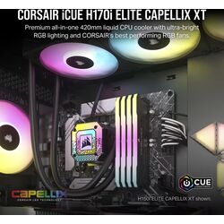 Corsair iCUE H170i ELITE CAPELLIX XT - Black - Product Image 1