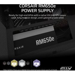 Corsair RM650e ATX 3.1 - Product Image 1