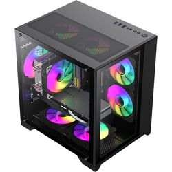 GameMax Infinity Mini - w/ 3x ARGB Fans - Black - Product Image 1