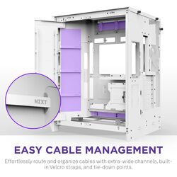 NZXT H9 FLOW RGB - White - Product Image 1