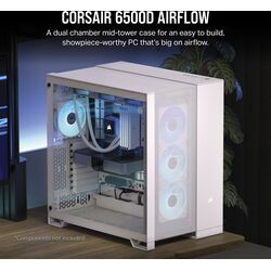 Corsair 6500D AIRFLOW - White - Product Image 1