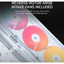 Corsair FRAME 4500X RS-R ARGB Panoramic Glass - White - Product Image 1