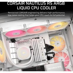 Corsair NAUTILUS 360 RS ARGB - White - Product Image 1