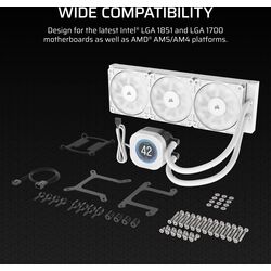 Corsair NAUTILUS 360 RS LCD - White - Product Image 1