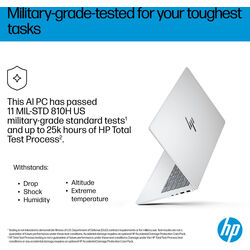 HP OmniBook 7 AI - BL2B2EA - Silver - Product Image 1
