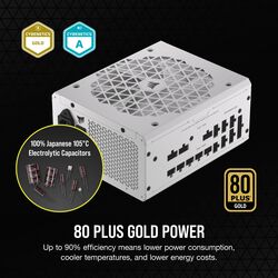 Corsair RM1000x Shift - ATX 3.0 - White - Product Image 1