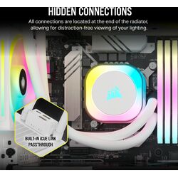 Corsair iCUE LINK H100i RGB - White - Product Image 1