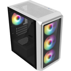 GameMax Icon - w/ 4 Fans - White - Product Image 1