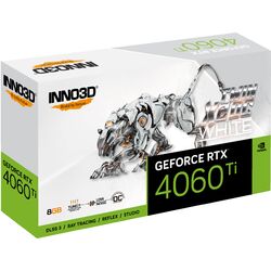 Inno3D GeForce RTX 4060 Ti Twin X2 OC - White - Product Image 1