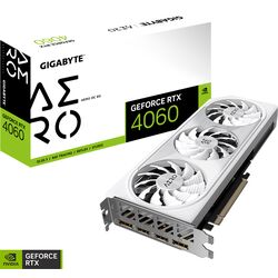 Gigabyte GeForce RTX 4060 AERO OC - White - Product Image 1