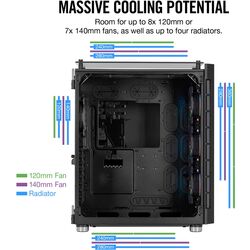 Corsair Crystal 680X RGB - Black - Product Image 1