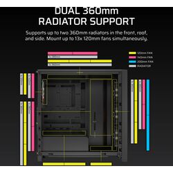 Corsair FRAME 4000D LCD RS ARGB Premium - Black - Product Image 1