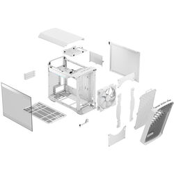 Fractal Design Torrent Nano - RGB - White - Product Image 1