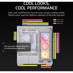 Corsair 3500X LX-R ARGB - White - Product Image 1