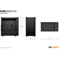 be quiet! Pure Base 501 - Black - Product Image 1