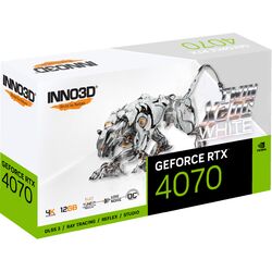 Inno3D GeForce RTX 4070 Twin X2 OC - White - Product Image 1