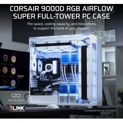 Corsair iCUE LINK 9000D RGB AIRFLOW - White - Product Image 1