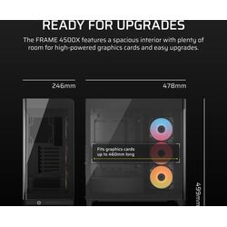 Corsair FRAME 4500X RS-R ARGB Panoramic Glass - Black - Product Image 1