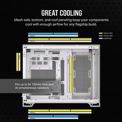 Corsair 2500X - Dual Chamber - White/Gray Aluminum - Product Image 1