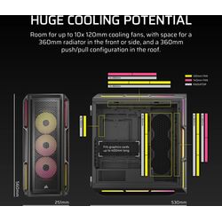 Corsair 5000T LX RGB - Black - Product Image 1