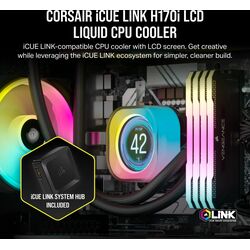 Corsair iCUE LINK H170i LCD - Black - Product Image 1