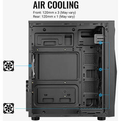 AeroCool Glider Cosmo - Black - Product Image 1