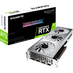 Gigabyte GeForce RTX 3060Ti Vision OC V2 (LHR) - White - Product Image 1