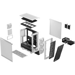 Fractal Design Meshify 2 Compact RGB - White - Product Image 1