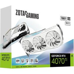 Zotac GAMING GeForce RTX 4070 Ti TRINITY OC - White - Product Image 1