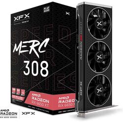 XFX Radeon RX 6650 XT MERC 308 BLACK - Product Image 1