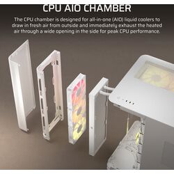 Corsair AIR 5400 RS-R ARGB - White - Product Image 1