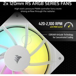 Corsair NAUTILUS 240 RS ARGB - White - Product Image 1