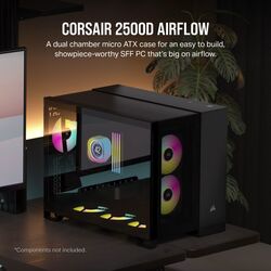 Corsair 2500D AIRFLOW - Black - Product Image 1