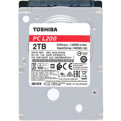 Toshiba L200 - HDWL120UZSVA - 2TB - Product Image 1