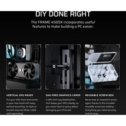 Corsair FRAME 4500X LX-R RGB iCue Link Panoramic Glass - Black - Product Image 1