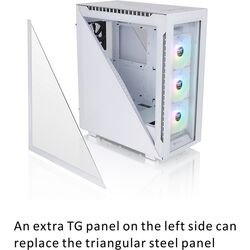 Thermaltake Divider 500 TG ARGB - White - Product Image 1