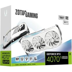 Zotac GeForce RTX 4070 Ti SUPER Trinity OC - White - Product Image 1