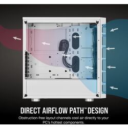 Corsair iCUE 465X RGB - White - Product Image 1