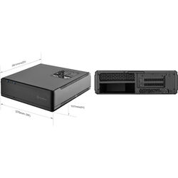 SilverStone Fortress SST-FTZ01B-E - Black - Product Image 1