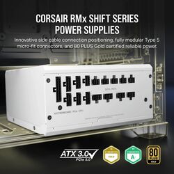 Corsair RM1200x Shift - ATX 3.0 - White - Product Image 1