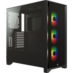 Corsair iCUE 4000X RGB - Black - Product Image 1