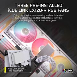 Corsair 3500X LX-R ARGB - White - Product Image 1