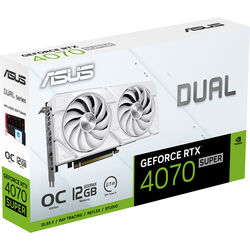 ASUS GeForce RTX 4070 SUPER DUAL EVO - White - Product Image 1