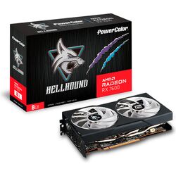 PowerColor AMD Radeon RX 7600 HELL HOUND - Product Image 1