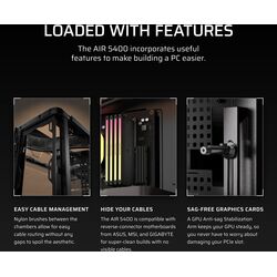 Corsair AIR 5400 RS-R ARGB - Black - Product Image 1