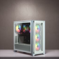 Corsair iCUE 4000X RGB - White - Product Image 1